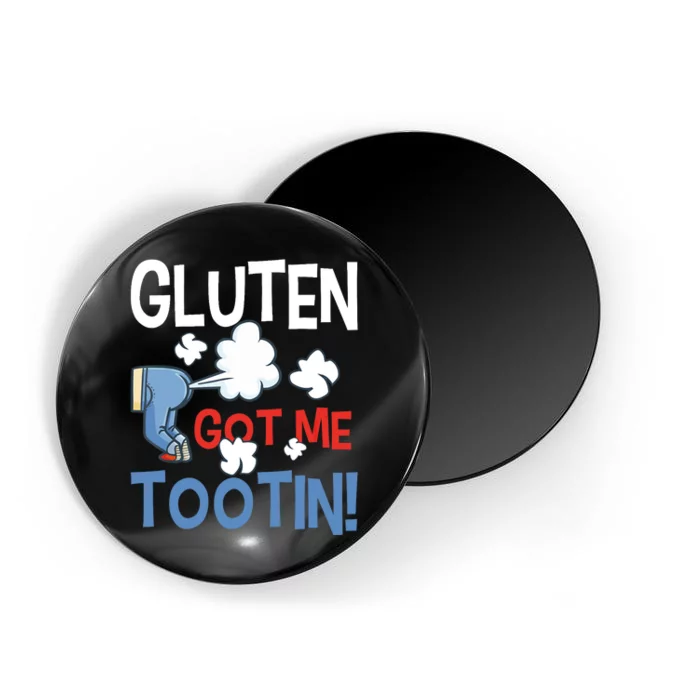 Gluten Got Me Tootin Gluten Allergy Celiac Disease Magnet