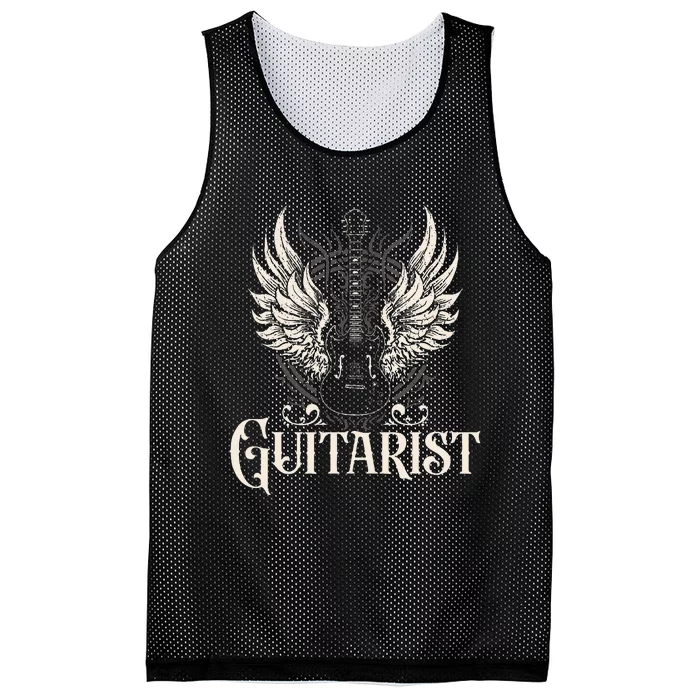 Guitarist Guitars Musician Guitar Player Mesh Reversible Basketball Jersey Tank