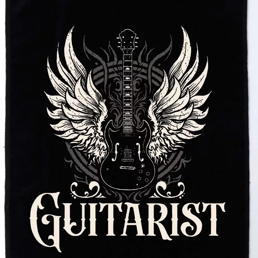 Guitarist Guitars Musician Guitar Player Platinum Collection Golf Towel