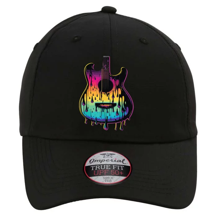 Guitar Graphic Music Lover Acoustic Guitar Player Musician The Original Performance Cap