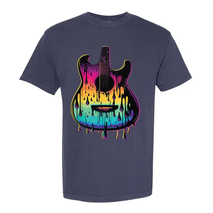 Guitar Graphic Music Lover Acoustic Guitar Player Musician Garment-Dyed Heavyweight T-Shirt