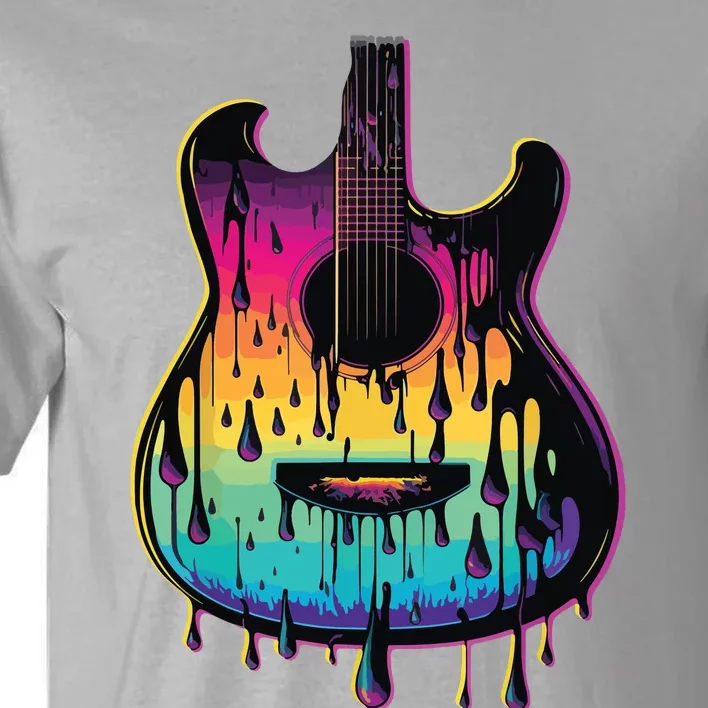 Guitar Graphic Music Lover Acoustic Guitar Player Musician Tall T-Shirt