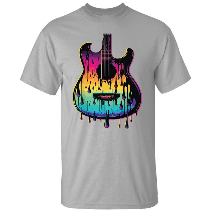 Guitar Graphic Music Lover Acoustic Guitar Player Musician Tall T-Shirt