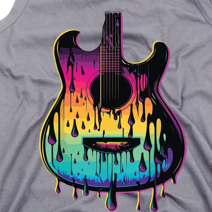 Guitar Graphic Music Lover Acoustic Guitar Player Musician Tank Top