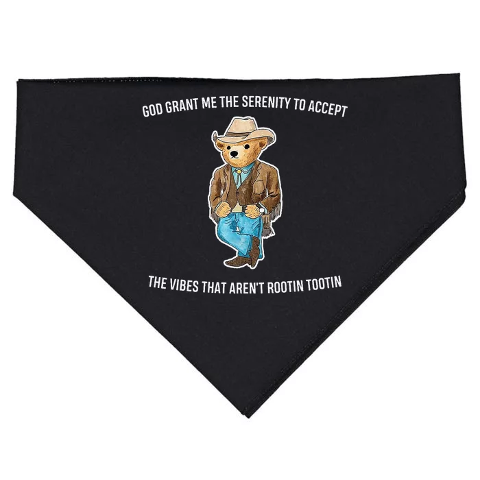 God grant me the serenity to accept the vibes that aren’t USA-Made Doggie Bandana