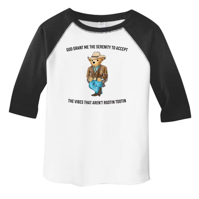 God grant me the serenity to accept the vibes that aren’t Toddler Fine Jersey T-Shirt