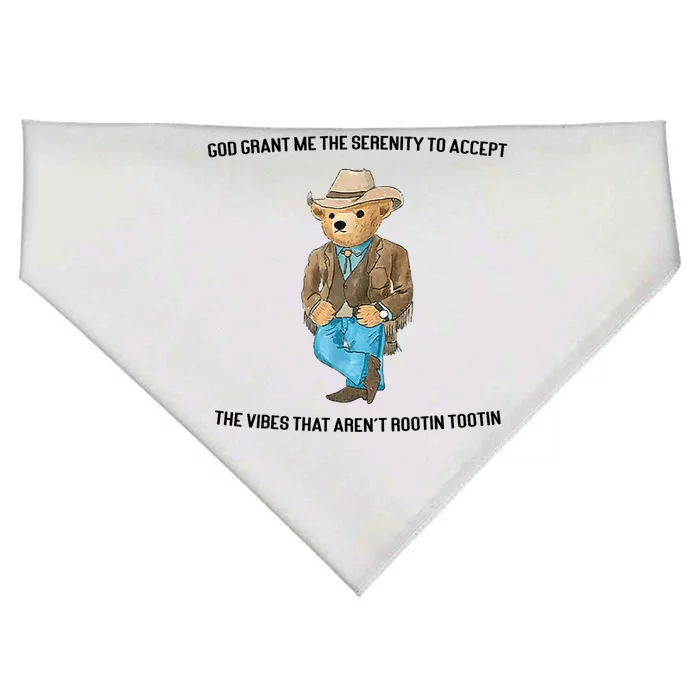 God Grant Me The Serenity To Accept The Vibes That Aren’t USA-Made Doggie Bandana