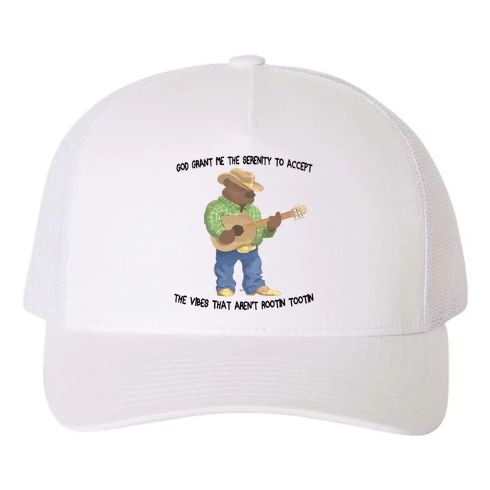 God Grant Me The Serenity To Accept The Vibes That Arent Yupoong Adult 5-Panel Trucker Hat