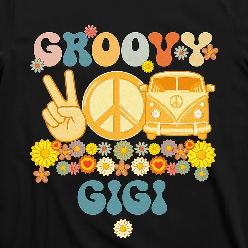 Groovy Gigi Matching Family Baby Shower gift Mother's Day T-Shirt