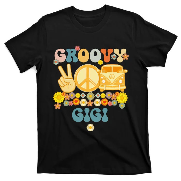 Groovy Gigi Matching Family Baby Shower gift Mother's Day T-Shirt