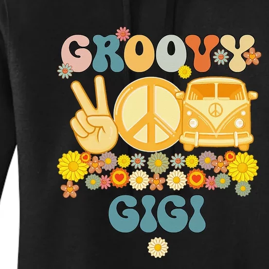 Groovy Gigi Matching Family Baby Shower gift Mother's Day Women's Pullover Hoodie