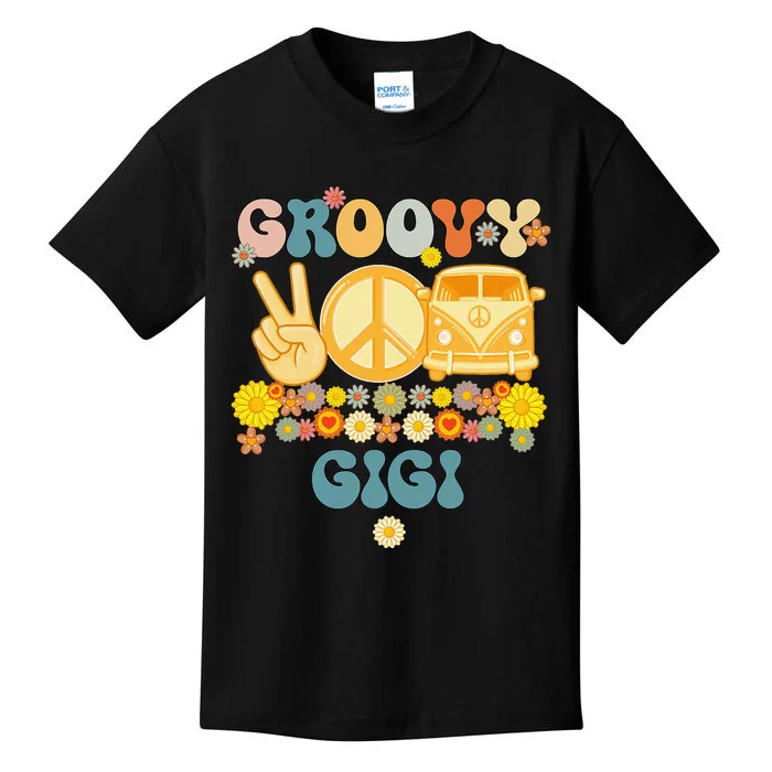 Groovy Gigi Matching Family Baby Shower gift Mother's Day Kids T-Shirt