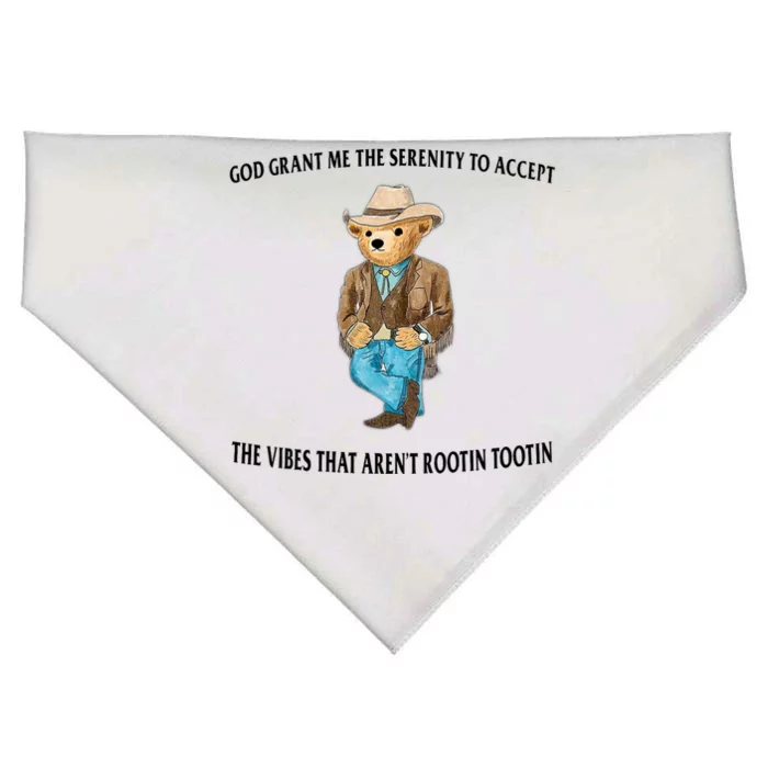 God Grant Me The Serenity To Accept The Vibes That Aren’t USA-Made Doggie Bandana