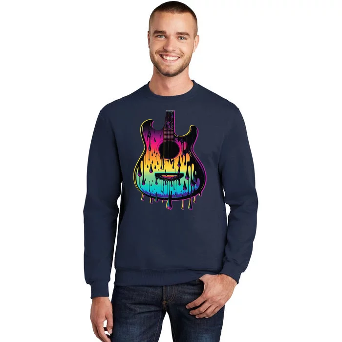 Guitar Graphic Music Lover Acoustic Guitar Player Musician Sweatshirt