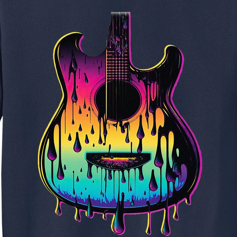 Guitar Graphic Music Lover Acoustic Guitar Player Musician Sweatshirt