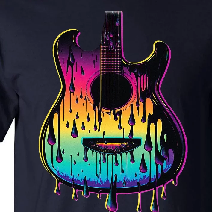 Guitar Graphic Music Lover Acoustic Guitar Player Musician Tall T-Shirt