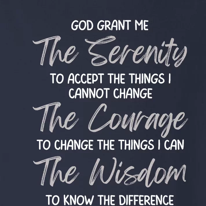 God Grant Me The Serenity Prayer Inspirational Spiritual Toddler Long Sleeve Shirt