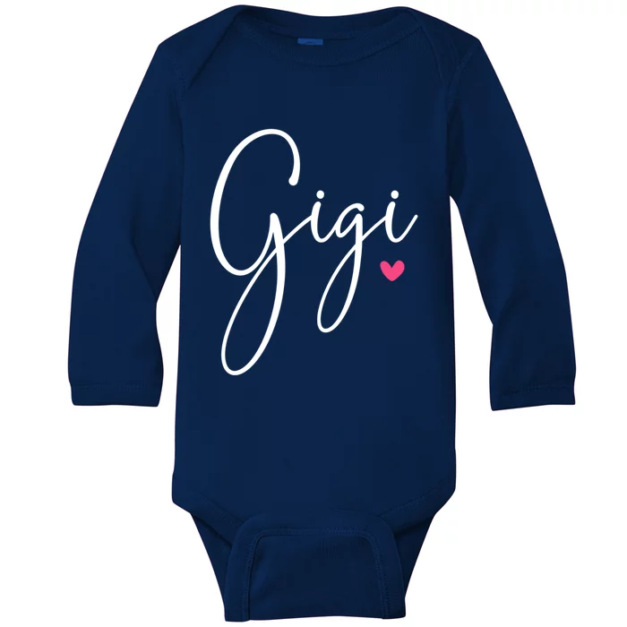 Gigi Grandma MotherS Day Christmas Gift Baby Long Sleeve Bodysuit