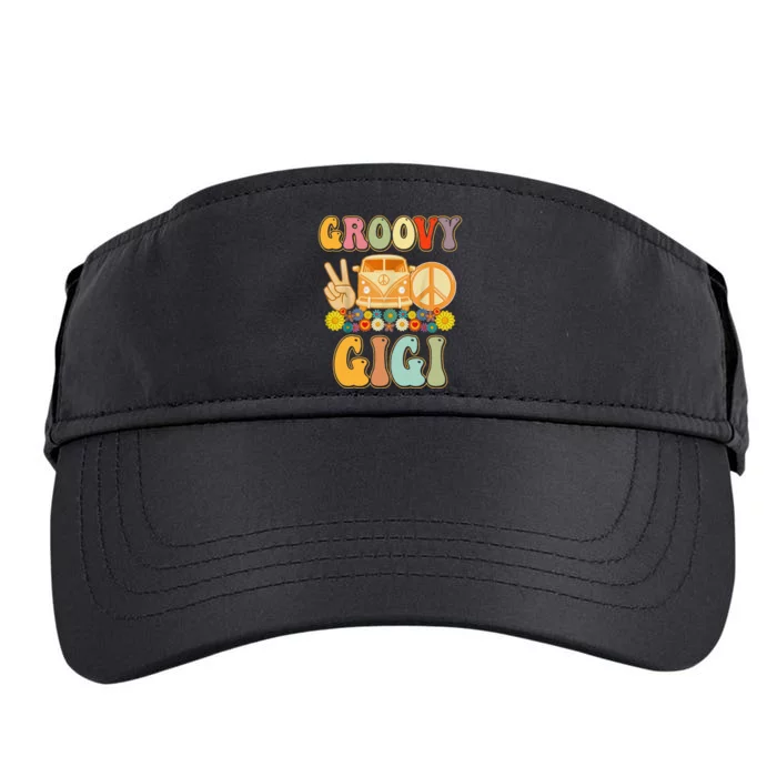 Groovy Gigi Matching Family Baby Shower Mother's Day Adult Drive Performance Visor