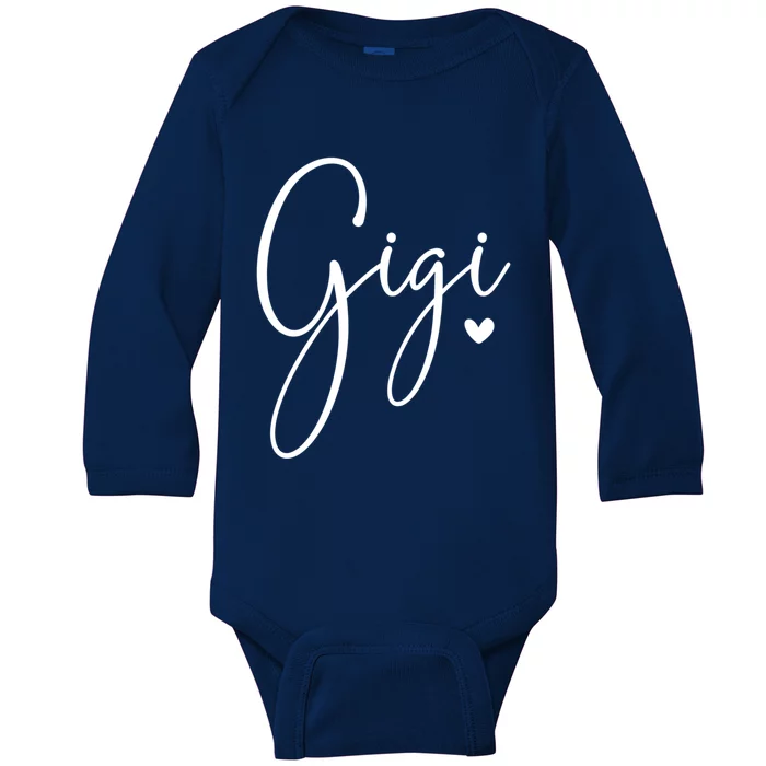 Gigi Grandma MotherS Day Christmas Gift Baby Long Sleeve Bodysuit