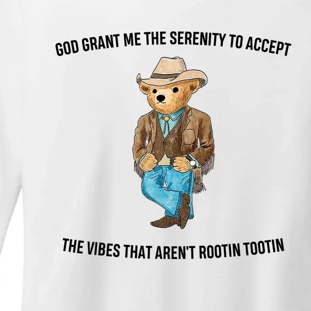 God Grant Me The Serenity To Accept The Vibes That Aren’t Womens CVC Long Sleeve Shirt