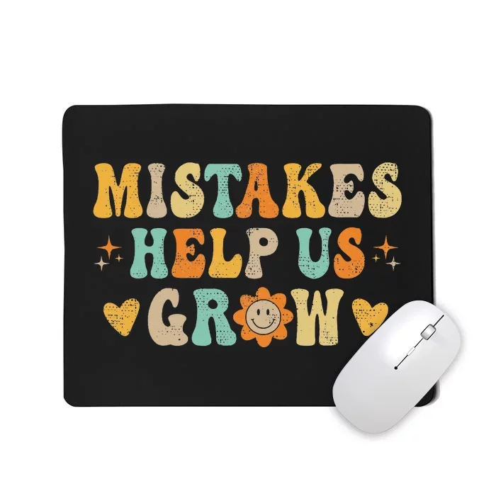 Groovy Growth Mindset Positive Retro Teachers Back To School Mousepad