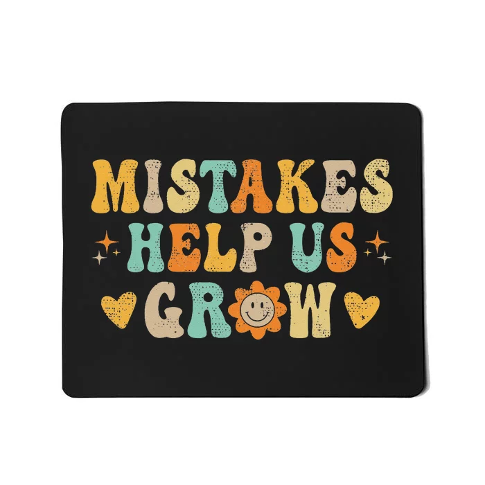 Groovy Growth Mindset Positive Retro Teachers Back To School Mousepad