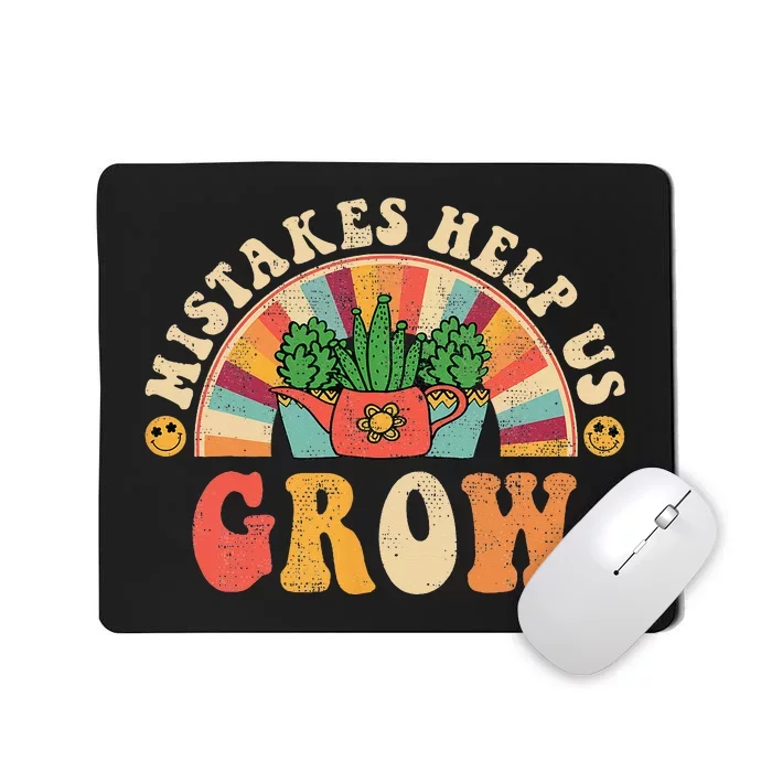 Groovy Growth Mindset Positive Retro Teachers Back To School Mousepad