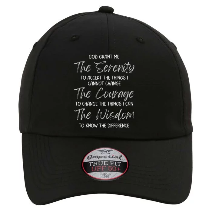 God Grant Me The Serenity Prayer Inspirational Spiritual The Original Performance Cap