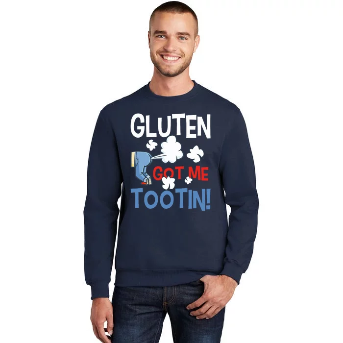 Gluten Got Me Tootin Gluten Allergy Celiac Disease Sweatshirt