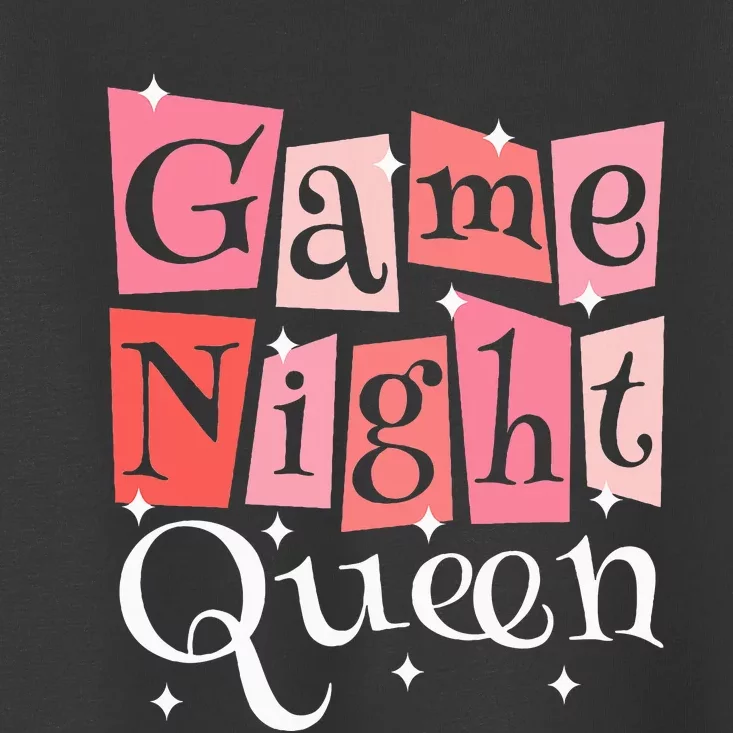 Girl Game Night Daughter Family Board Game Night Toddler T-Shirt