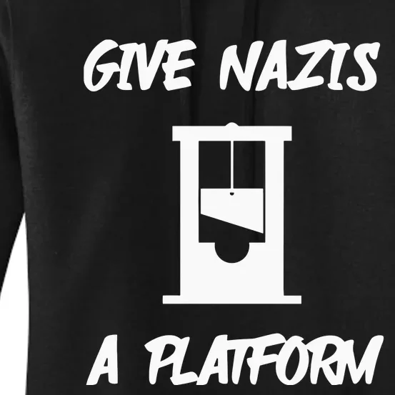 Gabe Give Nazis A Platform Women's Pullover Hoodie