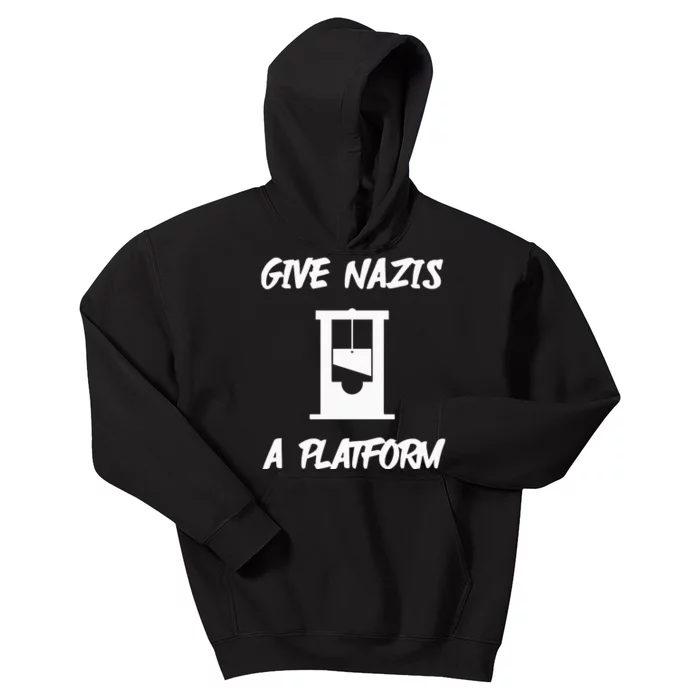 Gabe Give Nazis A Platform Kids Hoodie