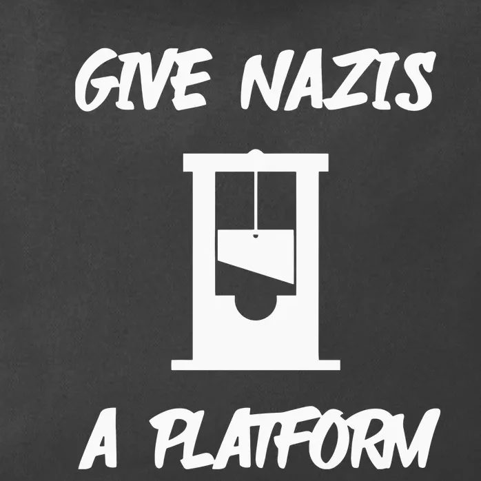 Gabe Give Nazis A Platform Zip Tote Bag