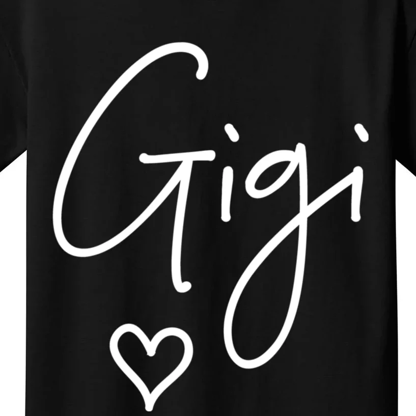 Gigi Grandma Name Women Christmas MotherS Day Birthday Kids T-Shirt