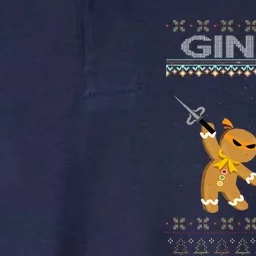 Ginjas Gingerbread Ninjas Funny Ugly Christmas Softstyle Adult Sport Polo