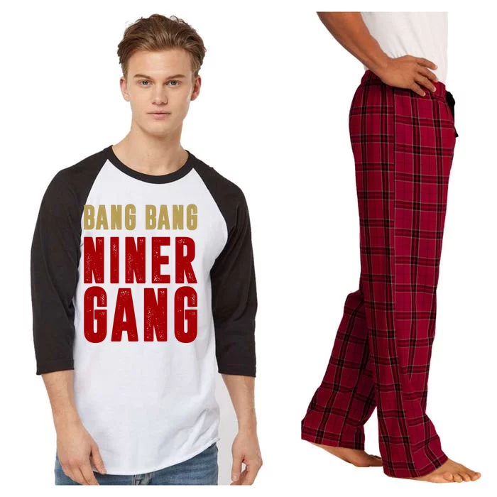 Gang Gang Niner Bang Raglan Sleeve Pajama Set