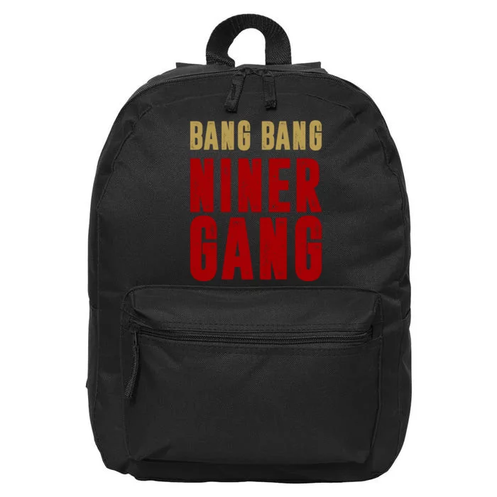 Gang Gang Niner Bang 16 in Basic Backpack