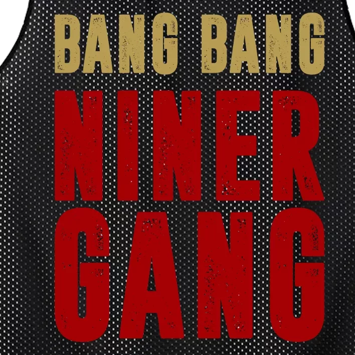 Gang Gang Niner Bang Mesh Reversible Basketball Jersey Tank