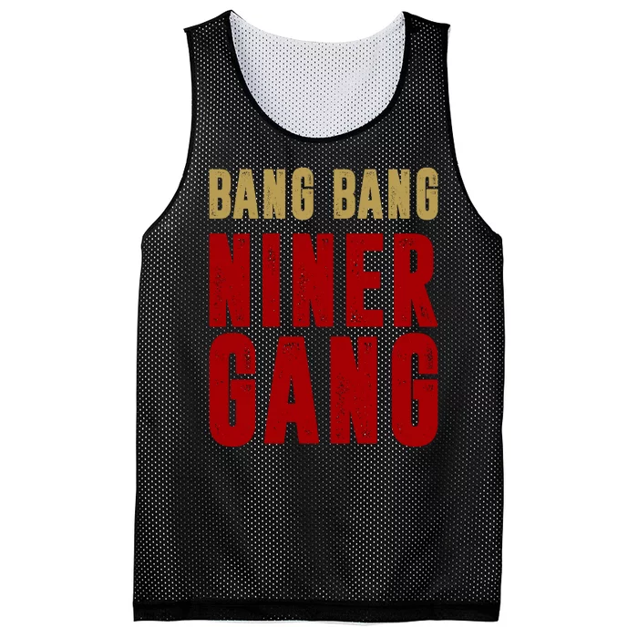 Gang Gang Niner Bang Mesh Reversible Basketball Jersey Tank