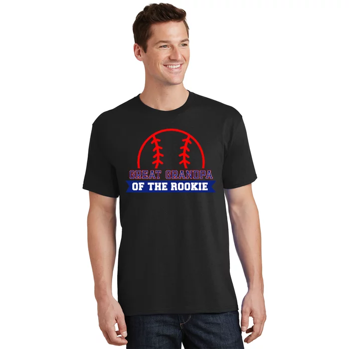 Great Grandpa Of Rookie 1st Birthday Baseball Theme Matching T-Shirt