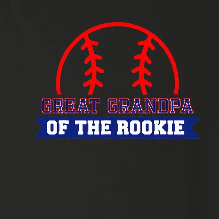 Great Grandpa Of Rookie 1st Birthday Baseball Theme Matching Toddler Long Sleeve Shirt