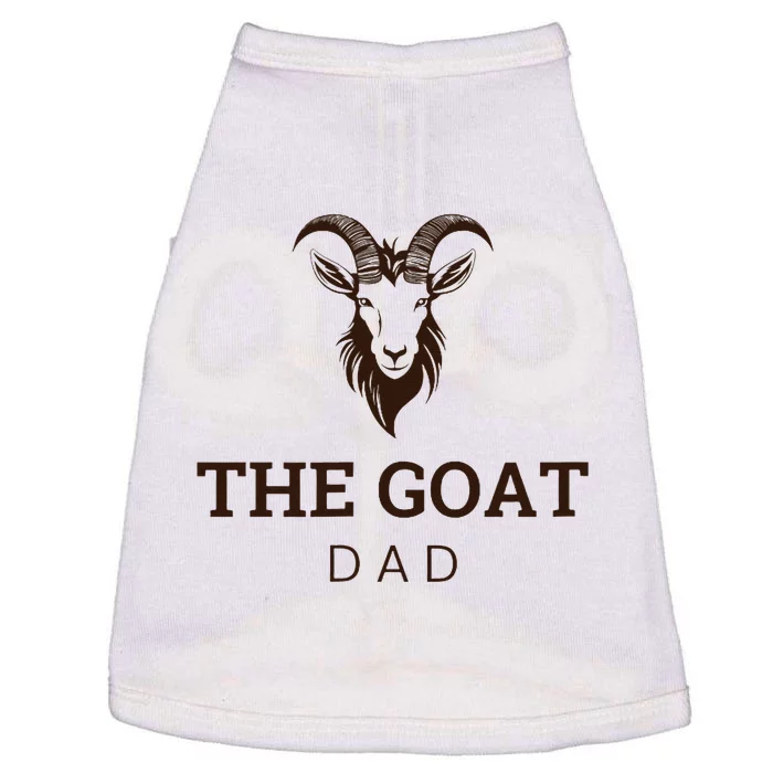 Goat Greatest Of All Time Dad Doggie Tank