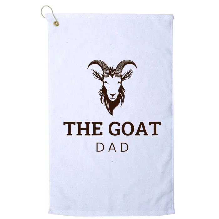 Goat Greatest Of All Time Dad Platinum Collection Golf Towel