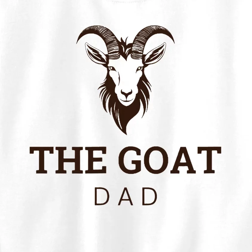 Goat Greatest Of All Time Dad Kids Sweatshirt