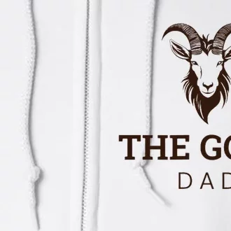 Goat Greatest Of All Time Dad Full Zip Hoodie