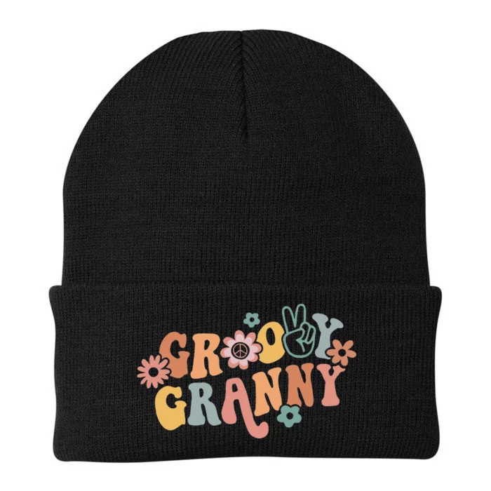 Groovy Granny One Thankful Granny Thanksgiving Christmas Knit Cap Winter Beanie