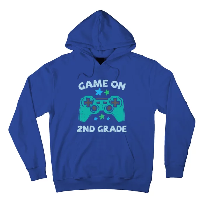 Gaming Game On 2Nd Grade Second First Day School Gamer Gift Hoodie