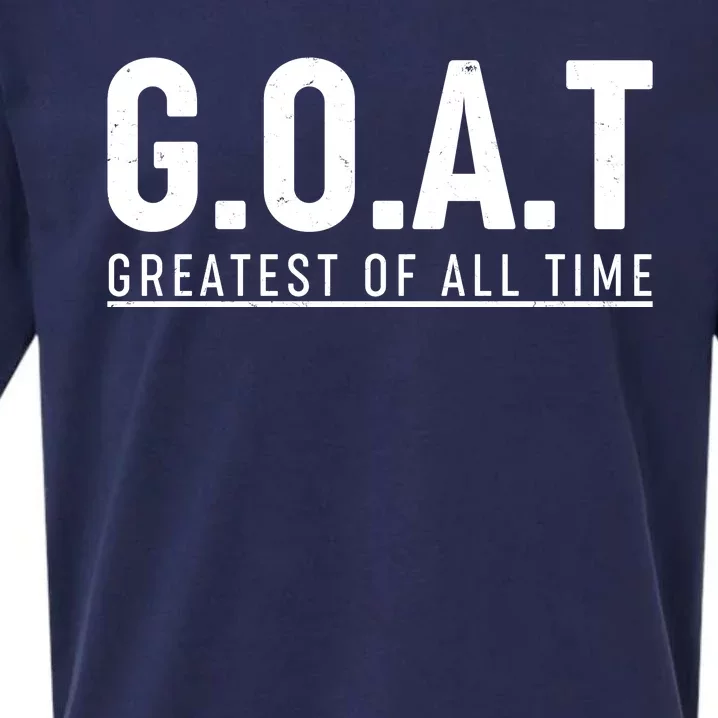 G.O.A.T Greatest Of All Time Sueded Cloud Jersey T-Shirt