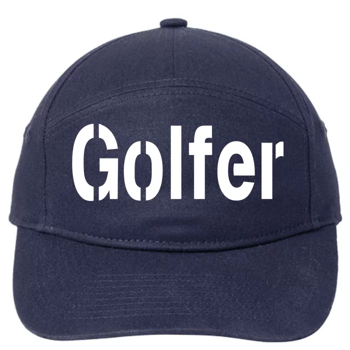 Golfer 7-Panel Snapback Hat